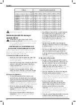 Preview for 54 page of DeWalt DCF787 Instructions Manual