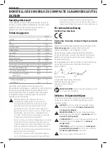 Preview for 66 page of DeWalt DCF809 Instructions Manual