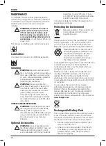 Preview for 40 page of DeWalt DCF887 Original Instructions Manual