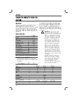 Preview for 104 page of DeWalt DCF889 Original Instructions Manual