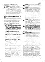 Preview for 23 page of DeWalt DCG426 Instructions Manual