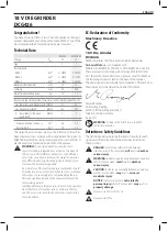 Preview for 29 page of DeWalt DCG426 Instructions Manual