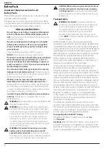 Preview for 36 page of DeWalt DCH172 Original Instructions Manual