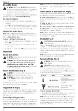 Preview for 40 page of DeWalt DCH172 Original Instructions Manual