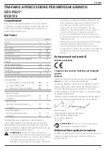 Preview for 69 page of DeWalt DCH172 Original Instructions Manual