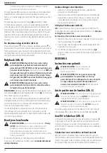 Preview for 92 page of DeWalt DCH172 Original Instructions Manual