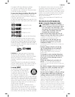 Preview for 19 page of DeWalt DCH293 Instruction Manual