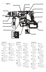 Preview for 3 page of DeWalt DCH416 Instruction Manual