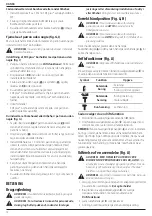 Preview for 14 page of DeWalt DCH417 Original Instructions Manual