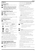 Preview for 39 page of DeWalt DCH417 Original Instructions Manual