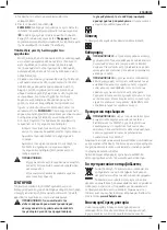 Preview for 141 page of DeWalt DCH481 Original Instructions Manual