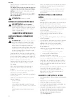 Preview for 36 page of DeWalt DCHT895 Instruction Manual