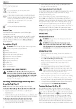 Preview for 32 page of DeWalt DCLE34021 Original Instructions Manual