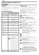 Preview for 46 page of DeWalt DCLE34021 Original Instructions Manual