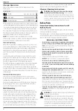 Preview for 44 page of DeWalt DCM575 Original Instructions Manual