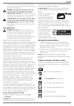 Preview for 45 page of DeWalt DCM575 Original Instructions Manual