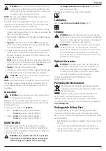 Preview for 51 page of DeWalt DCM575 Original Instructions Manual