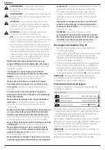 Preview for 76 page of DeWalt DCM575 Original Instructions Manual