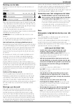 Preview for 111 page of DeWalt DCM575 Original Instructions Manual