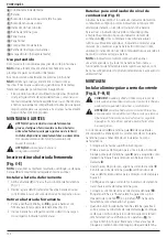 Preview for 146 page of DeWalt DCM575 Original Instructions Manual