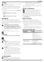 Preview for 151 page of DeWalt DCM575 Original Instructions Manual