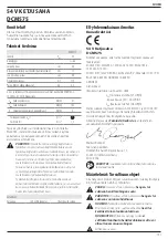 Preview for 153 page of DeWalt DCM575 Original Instructions Manual