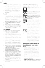Preview for 20 page of DeWalt DCMW290 Instruction Manual