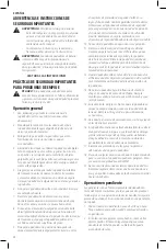 Preview for 36 page of DeWalt DCMW290 Instruction Manual