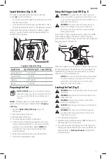 Preview for 13 page of DeWalt DCN21PL Instruction Manual