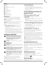 Preview for 36 page of DeWalt DCN650 Original Instructions Manual