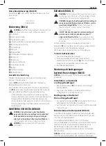 Preview for 125 page of DeWalt DCN650 Original Instructions Manual