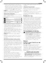 Preview for 145 page of DeWalt DCN650 Original Instructions Manual