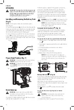 Preview for 12 page of DeWalt DCN681D1 Instruction Manual