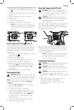Preview for 13 page of DeWalt DCN682M1 Instruction Manual