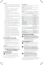 Preview for 28 page of DeWalt DCN682M1 Instruction Manual