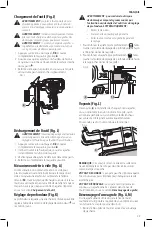 Preview for 31 page of DeWalt DCN682M1 Instruction Manual