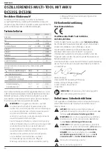 Preview for 18 page of DeWalt DCS355 Original Instructions Manual