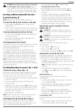 Preview for 15 page of DeWalt DCS356N Original Instructions Manual