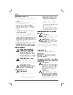 Preview for 58 page of DeWalt DCS371 Original Instructions Manual