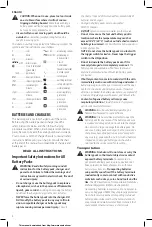 Preview for 6 page of DeWalt DCS494 Instruction Manual