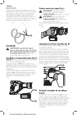 Preview for 24 page of DeWalt DCS494 Instruction Manual