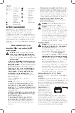 Preview for 6 page of DeWalt DCS498 Instruction Manual