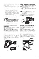 Preview for 35 page of DeWalt DCS498 Instruction Manual