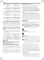 Preview for 106 page of DeWalt DCS727 Original Instructions Manual