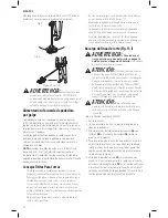 Preview for 34 page of DeWalt DCST991 Instruction Manual