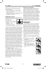 Preview for 12 page of DeWalt DDF211000P Operating Instructions Manual