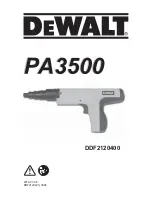 Preview for 1 page of DeWalt DDF2120400 Translation Of The Original Instructions