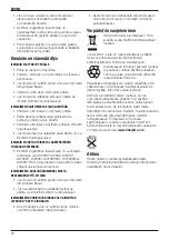 Preview for 58 page of DeWalt DE0892 Original Instructions Manual