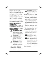 Preview for 30 page of DeWalt de7400 Instruction Manual