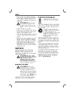 Preview for 32 page of DeWalt de7400 Instruction Manual